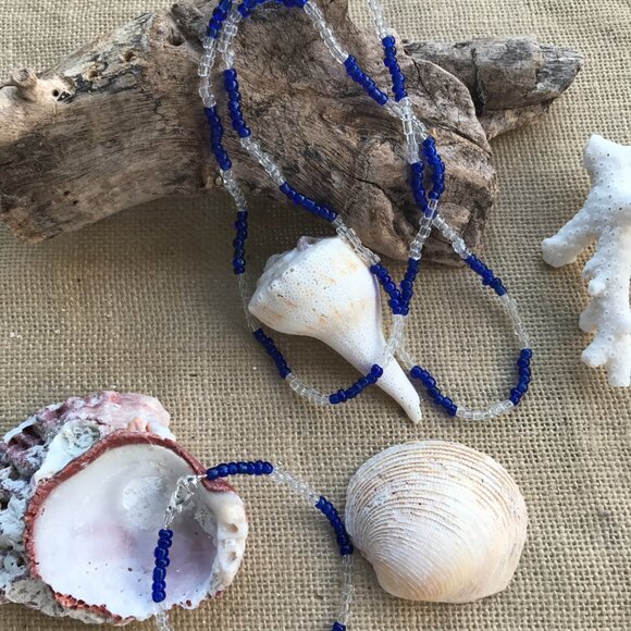 Yemaya Orisha Goddess of the Sea, Collar y Pulso Yemaya  Eleke, Yoruba,Santeria - Picture 6 of 6